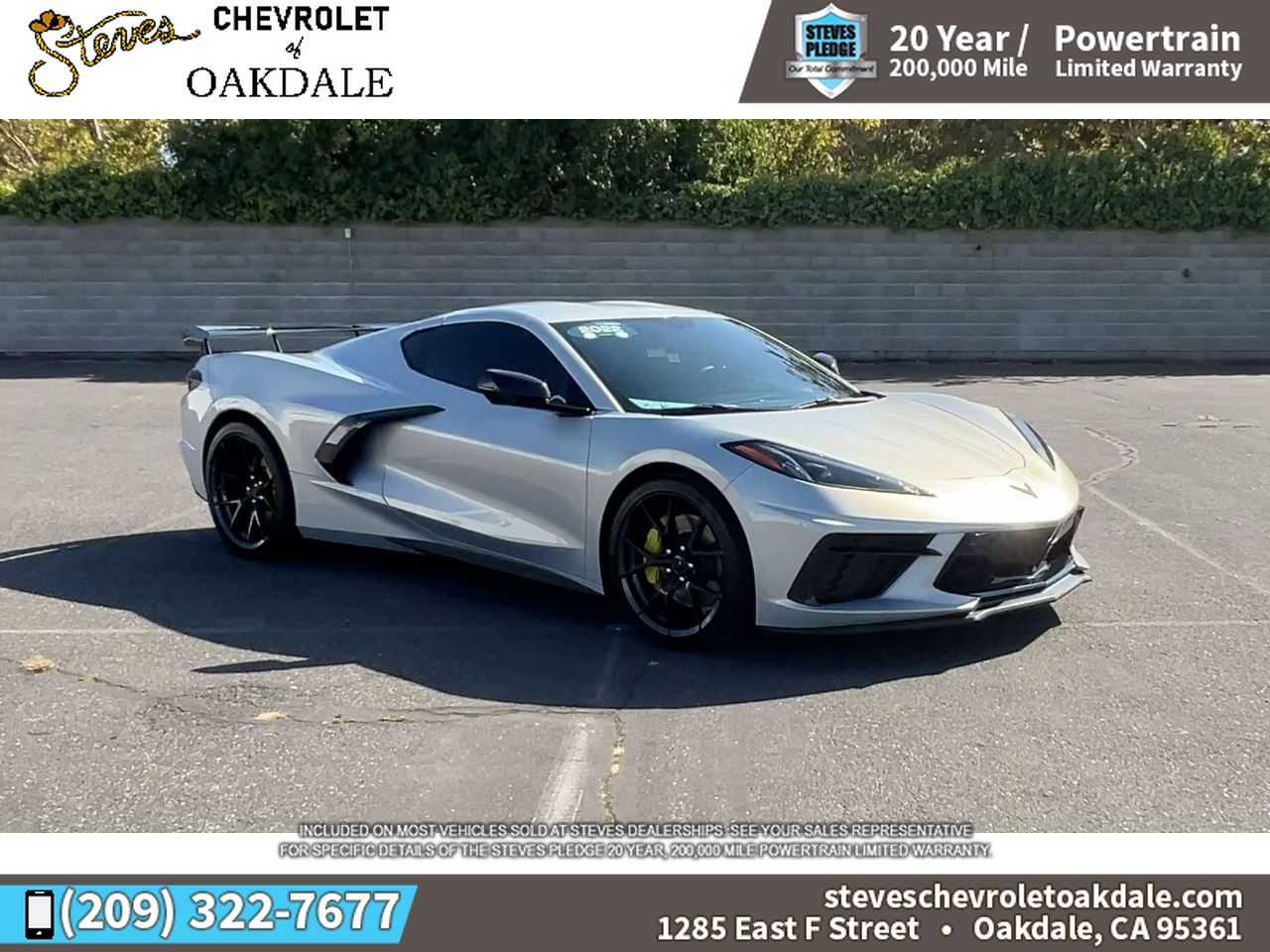 Certified 2022 Chevrolet Corvette Stingray Premium Cpe w/ Z51 Performance Package RWD image 2