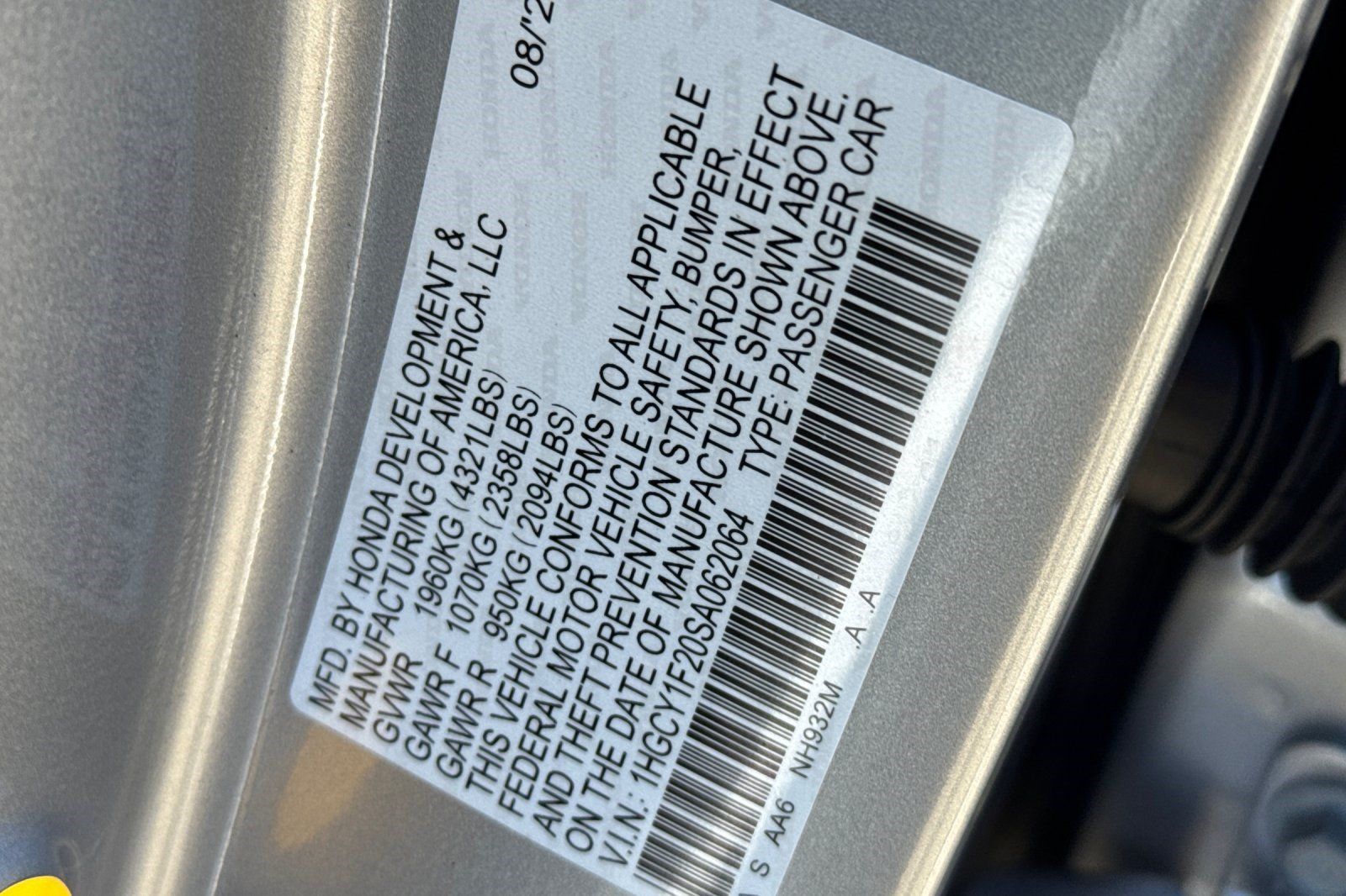 Certified 2025 Honda Accord LX image 25