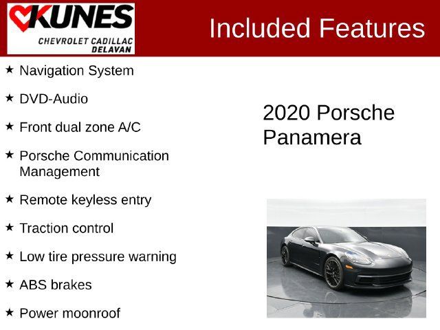 Used 2020 Porsche Panamera 4 AWD/4WD image 3