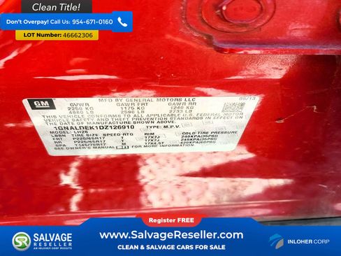 Used 2013 Chevrolet Equinox LT image 17