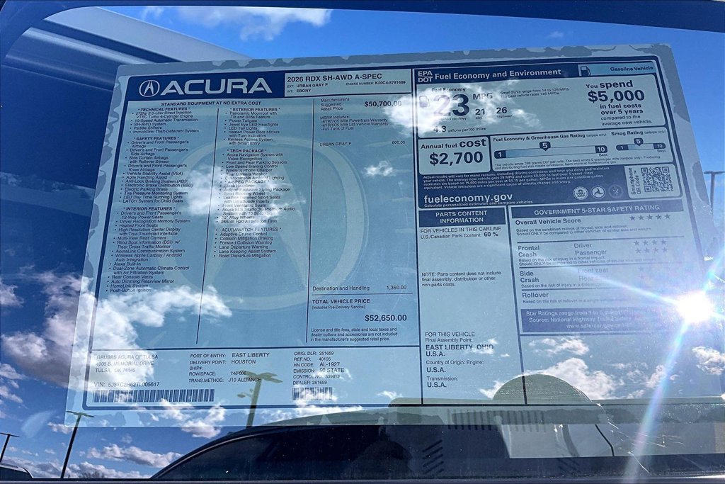 New 2026 Acura RDX w/ Advance Package AWD/4WD image 41