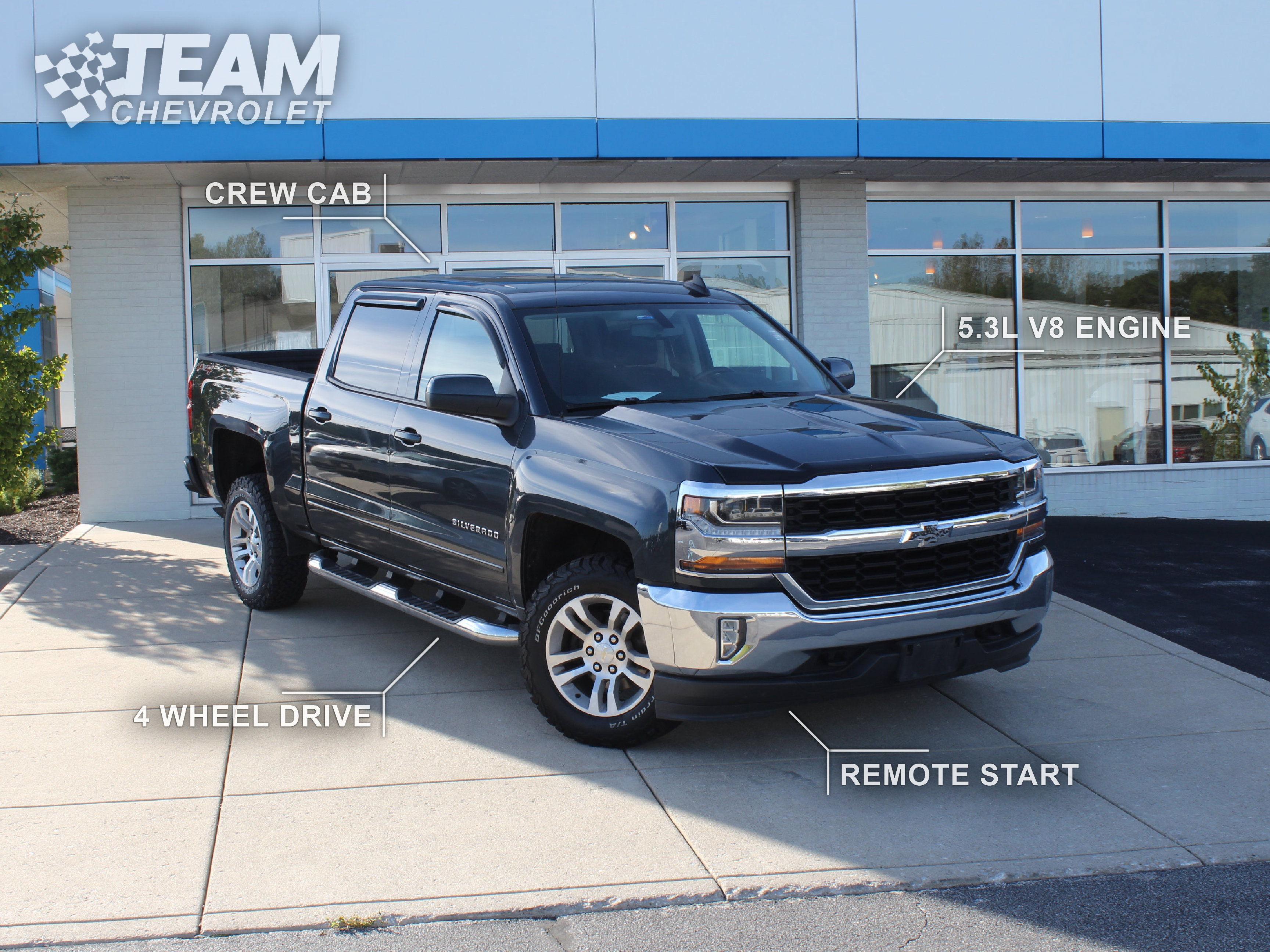 Used 2018 Chevrolet Silverado 1500 LT w/ All Star Edition AWD/4WD image 2