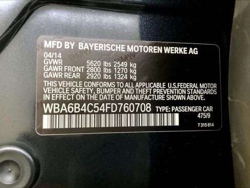 Used 2015 BMW 650i Gran Coupe xDrive AWD/4WD image 36