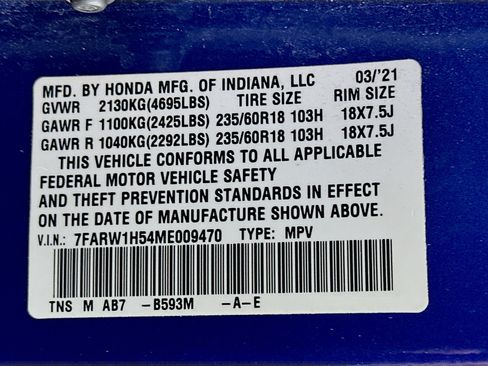 Used 2021 Honda CR-V EX image 12