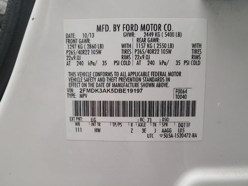 Used 2013 Ford Edge Sport w/ Driver Entry Pkg image 33