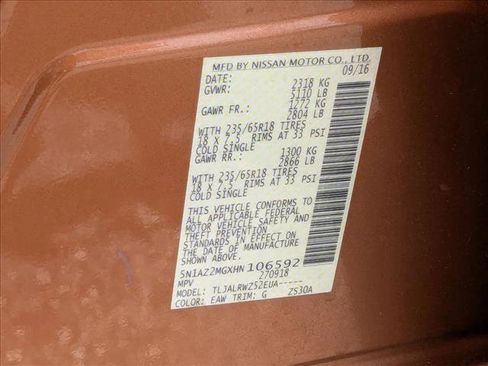 Used 2017 Nissan Murano SL FWD image 21