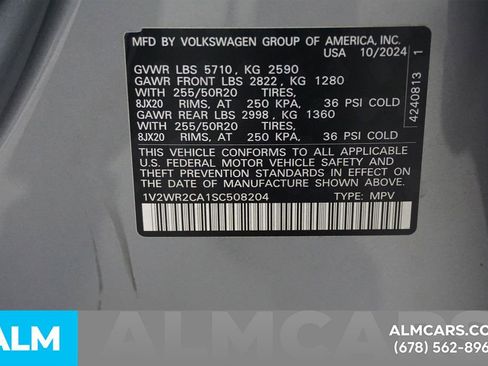 Used 2025 Volkswagen Atlas SE image 64