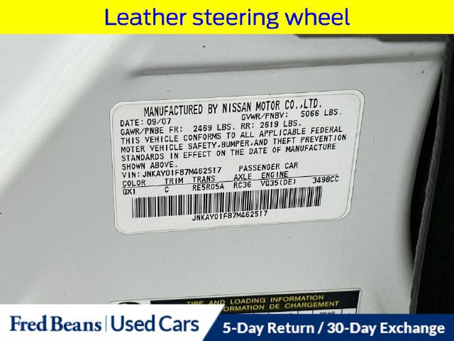 Used 2007 INFINITI M35 x w/ Technology Pkg AWD/4WD image 38