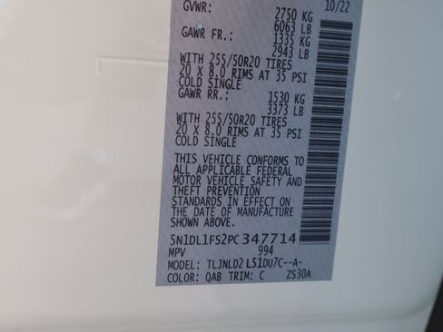 Certified 2023 INFINITI QX60 Luxe w/ Cargo Package image 33