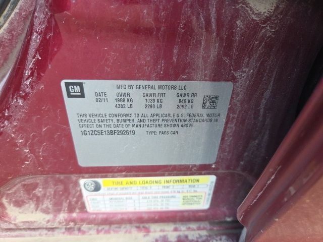 Used 2011 Chevrolet Malibu LT w/ Red Jewel Premium Package FWD image 14