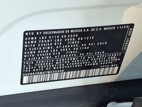 New 2026 Volkswagen Tiguan S image 10