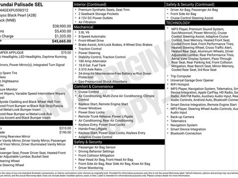 Used 2023 Hyundai Palisade SEL FWD image 36