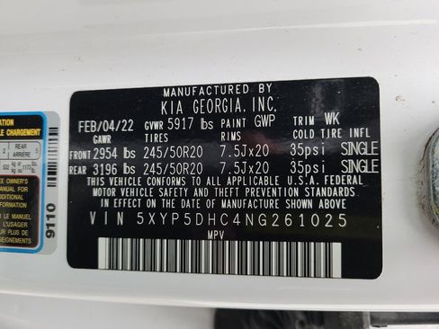 Used 2022 Kia Telluride SX w/ Nightfall Edition Package AWD/4WD image 33