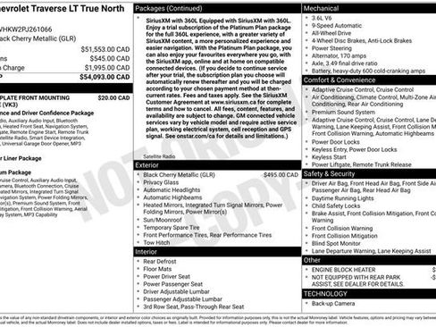 Used 2023 Chevrolet Traverse LT AWD/4WD image 1