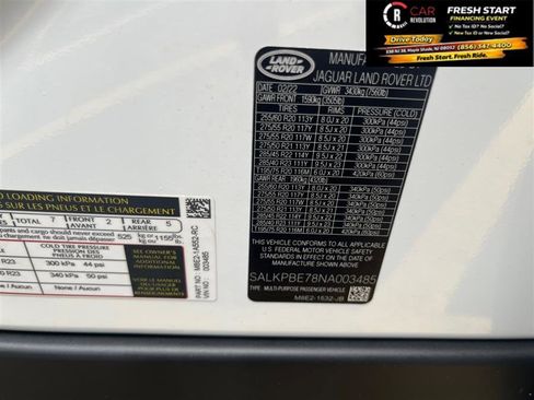 Used 2022 Land Rover Range Rover Long Wheelbase SE AWD/4WD image 9