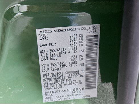 Used 2025 Nissan Frontier SV w/ SV Convenience Package image 12