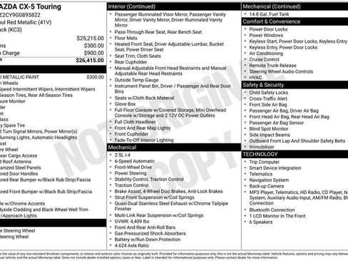 Used 2016 MAZDA CX-5 Touring image 16