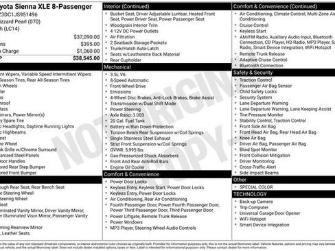 Used 2018 Toyota Sienna XLE image 5