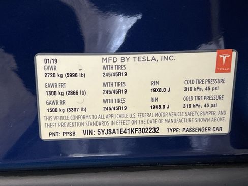 Used 2019 Tesla Model S P100D AWD/4WD image 36