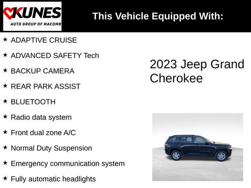 Used 2023 Jeep Grand Cherokee Laredo AWD/4WD image 3
