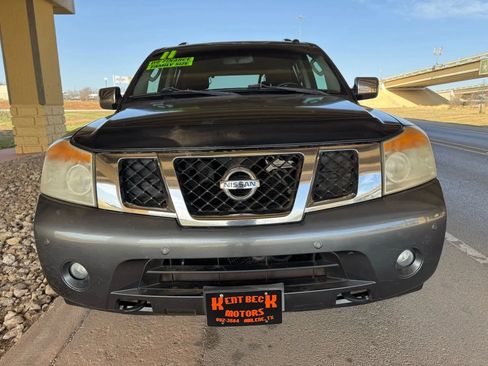 Used 2011 Nissan Armada Platinum w/ 2nd Row Captain Seat Pkg RWD image 8