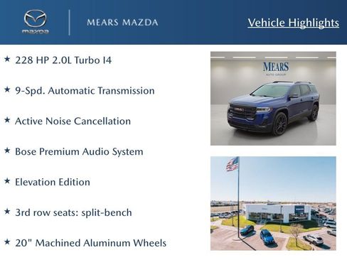 Used 2023 GMC Acadia SLE w/ Driver Convenience Package image 2