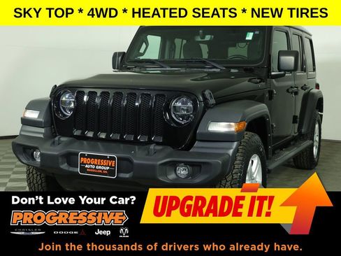 Used 2022 Jeep Wrangler Unlimited Sport w/ Sun And Sound Package AWD/4WD image 2