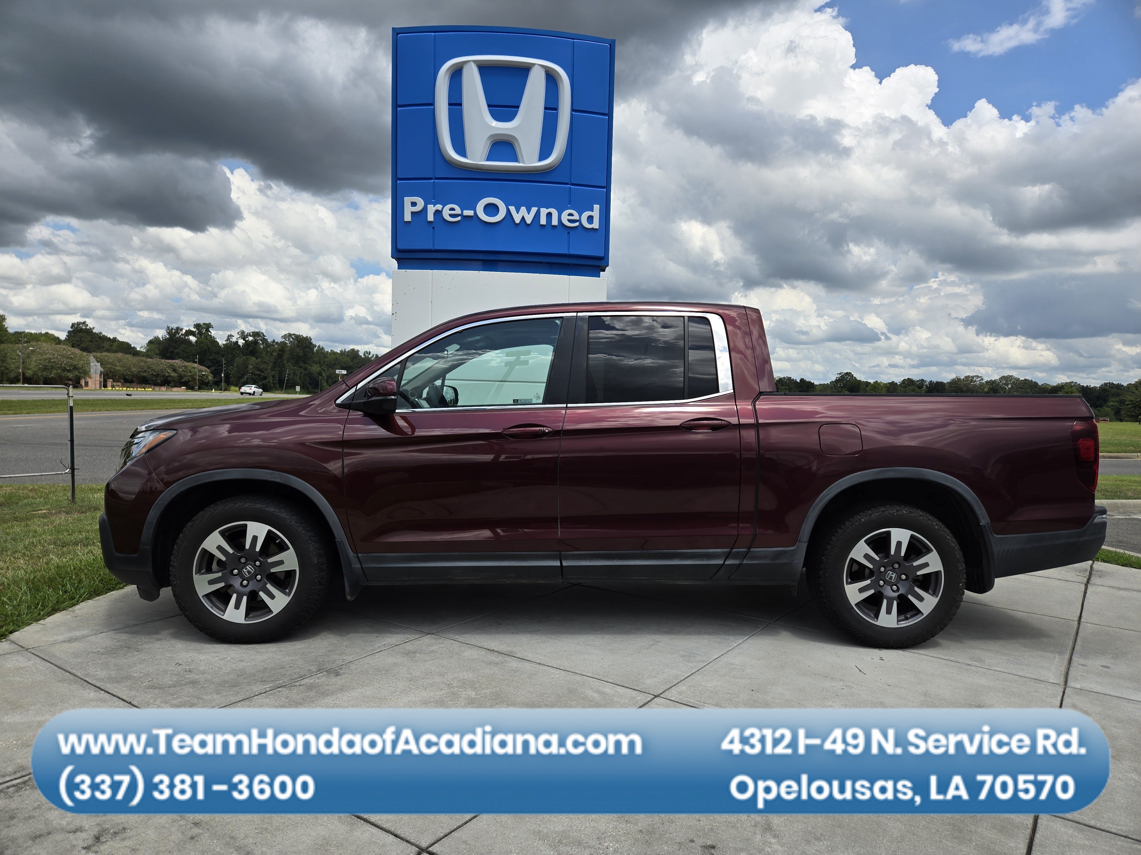 Certified 2019 Honda Ridgeline RTL-T image 1