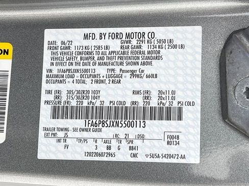 Used 2022 Ford Mustang Shelby GT500 w/ Technology Package RWD image 25