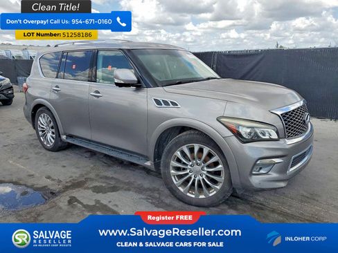 Used 2017 INFINITI QX80 4WD w/ Driver Assistance Package image 5