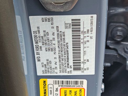 New 2025 Ford Bronco Sport Big Bend w/ Convenience Package image 15