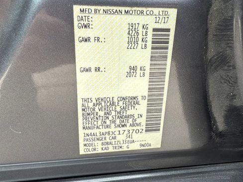 Used 2018 Nissan Altima 2.5 SV image 39