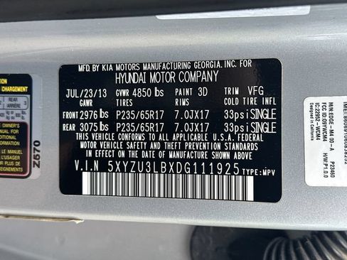Used 2013 Hyundai Santa Fe Sport w/ Technology Pkg FWD image 31