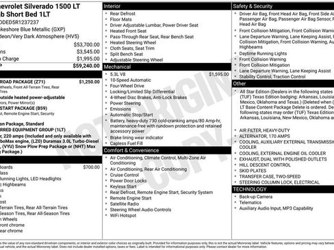 Used 2024 Chevrolet Silverado 1500 LT w/ Z71 Off-Road Package image 26