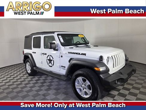 Certified 2021 Jeep Wrangler Unlimited Sport image 1