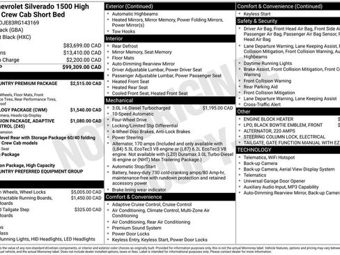 Used 2024 Chevrolet Silverado 1500 High Country w/ High Country Premium Package AWD/4WD image 22