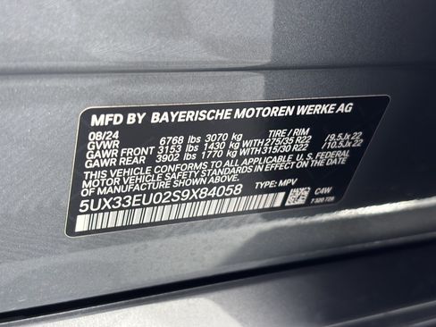 Used 2025 BMW X5 M60i w/ Climate Comfort Package AWD/4WD image 31