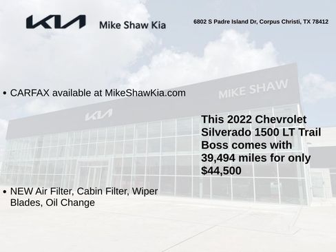 Used 2022 Chevrolet Silverado 1500 LT Trail Boss w/ LT Trail Boss Premium Package AWD/4WD image 3