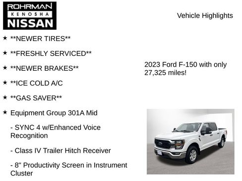 Used 2023 Ford F150 XLT w/ Equipment Group 301A Mid AWD/4WD image 8