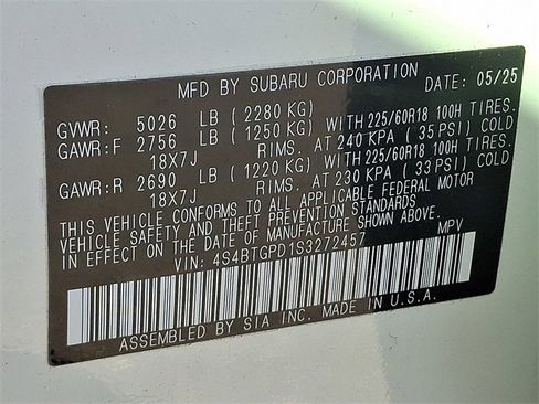 Certified 2025 Subaru Outback Touring XT w/ Popular Package #2 image 27