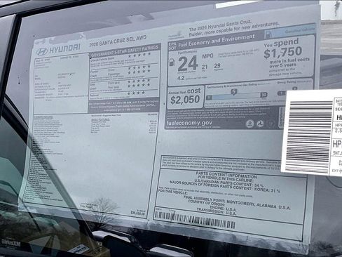 New 2026 Hyundai Santa Cruz SEL image 16