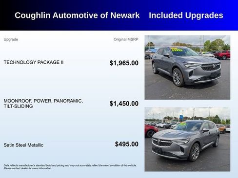Used 2021 Buick Envision Avenir w/ Technology Package II AWD/4WD image 3