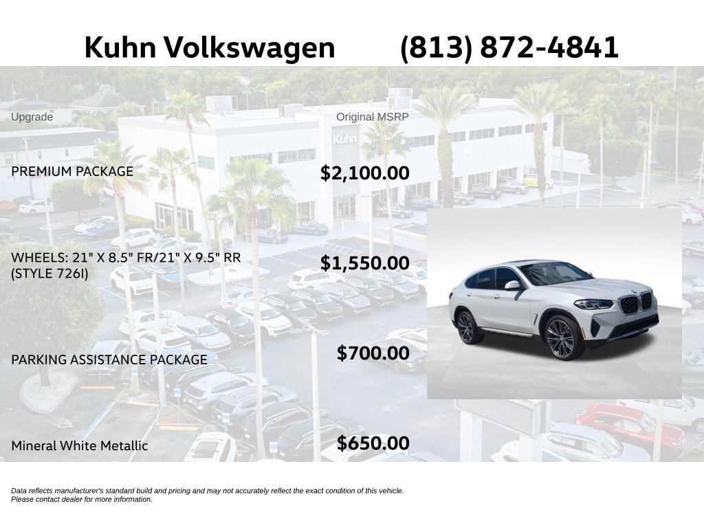 Used 2024 BMW X4 xDrive30i w/ Premium Package AWD/4WD image 5