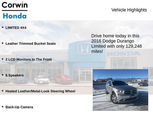 Used 2016 Dodge Durango Limited image 6