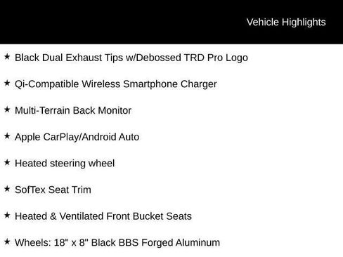 Used 2022 Toyota Tundra TRD Pro AWD/4WD image 7