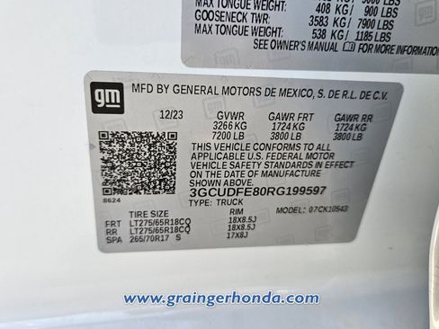 Used 2024 Chevrolet Silverado 1500 LT Trail Boss w/ Convenience Package II image 14