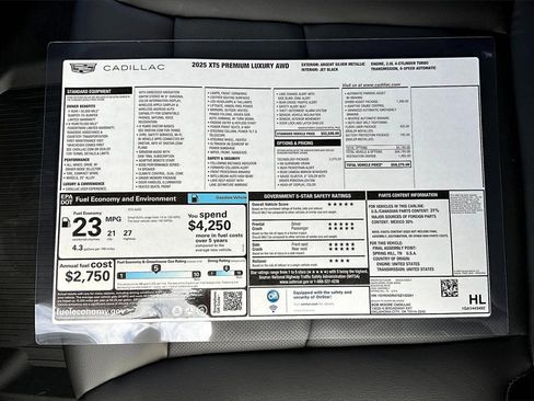 New 2025 Cadillac XT5 Premium Luxury w/ Technology Package image 14