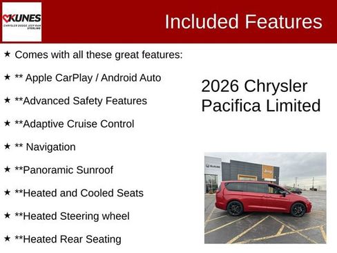 New 2026 Chrysler Pacifica Limited image 4
