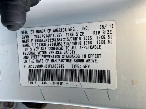 Used 2015 Honda CR-V LX image 39