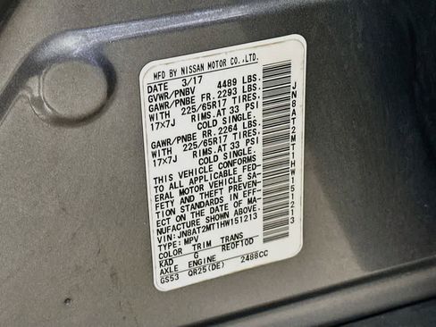 Used 2017 Nissan Rogue SV FWD image 23